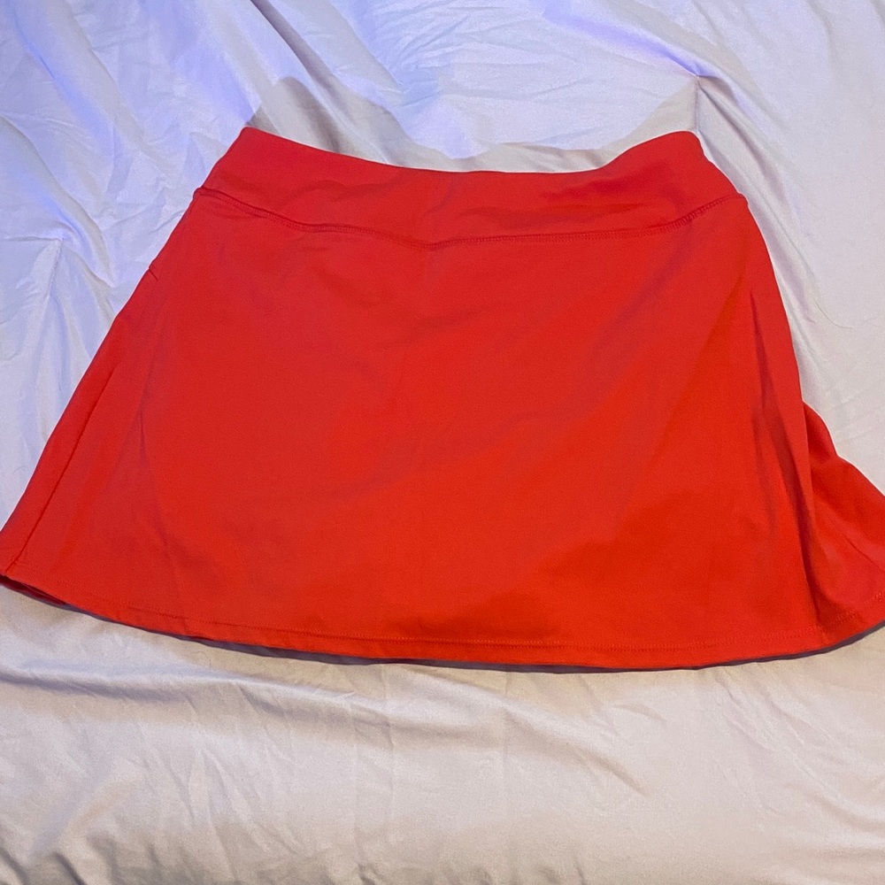 Vibrant Red Mini Skirt for Women
